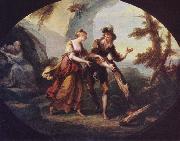 Angelica Kauffmann Miranda and Ferdinand in The Tempest oil on canvas